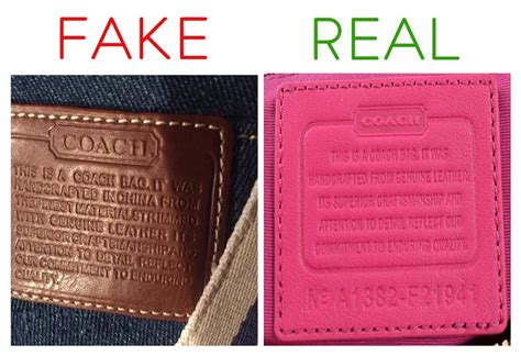 serial number coach bag fake vs real vs fake|check serial number coach bag.